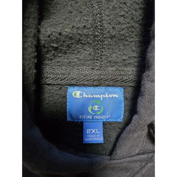 Champion Stanford University Hoodie Black Future Friendly (Men's XXL) - Picture 10 of 15